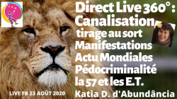 Direct LIVE avec Katia Dumail Canalisations Mondiales, le 23 Aot 2020