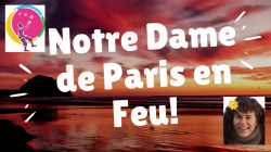 Notre Dame de Paris en Feu et Allocution de Macron, le 15 Avril 2019 : Ressentis de Katia